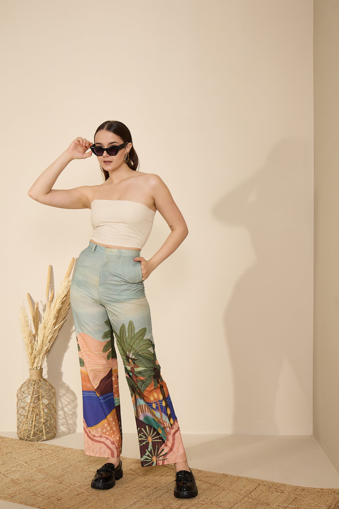 Tansy Pants in Desert Bloom Print