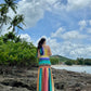 Lumi dress in Tramonto print