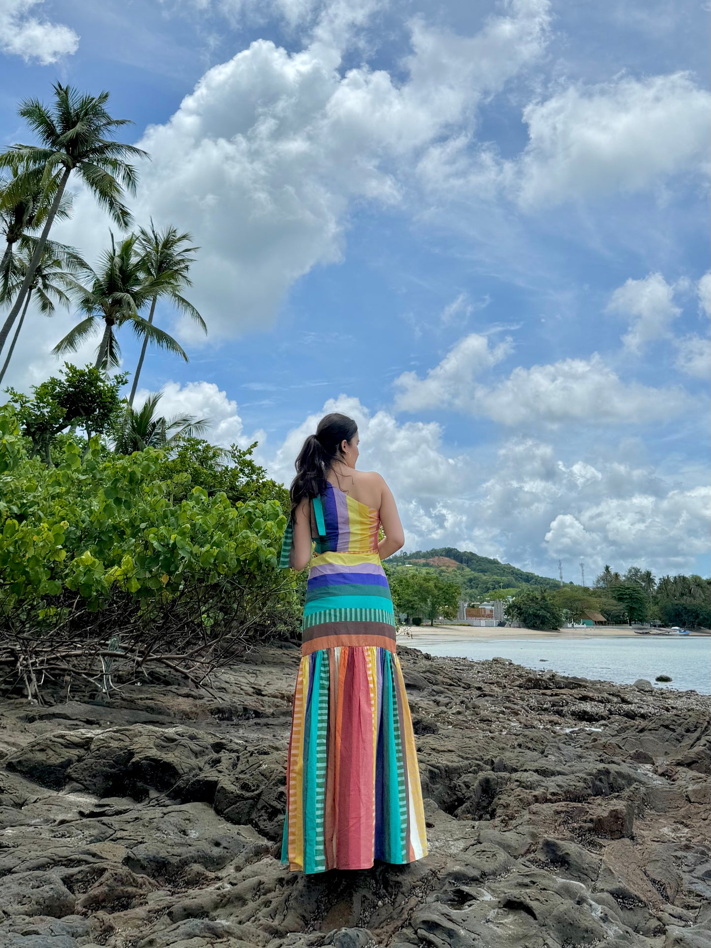 Lumi dress in Tramonto print