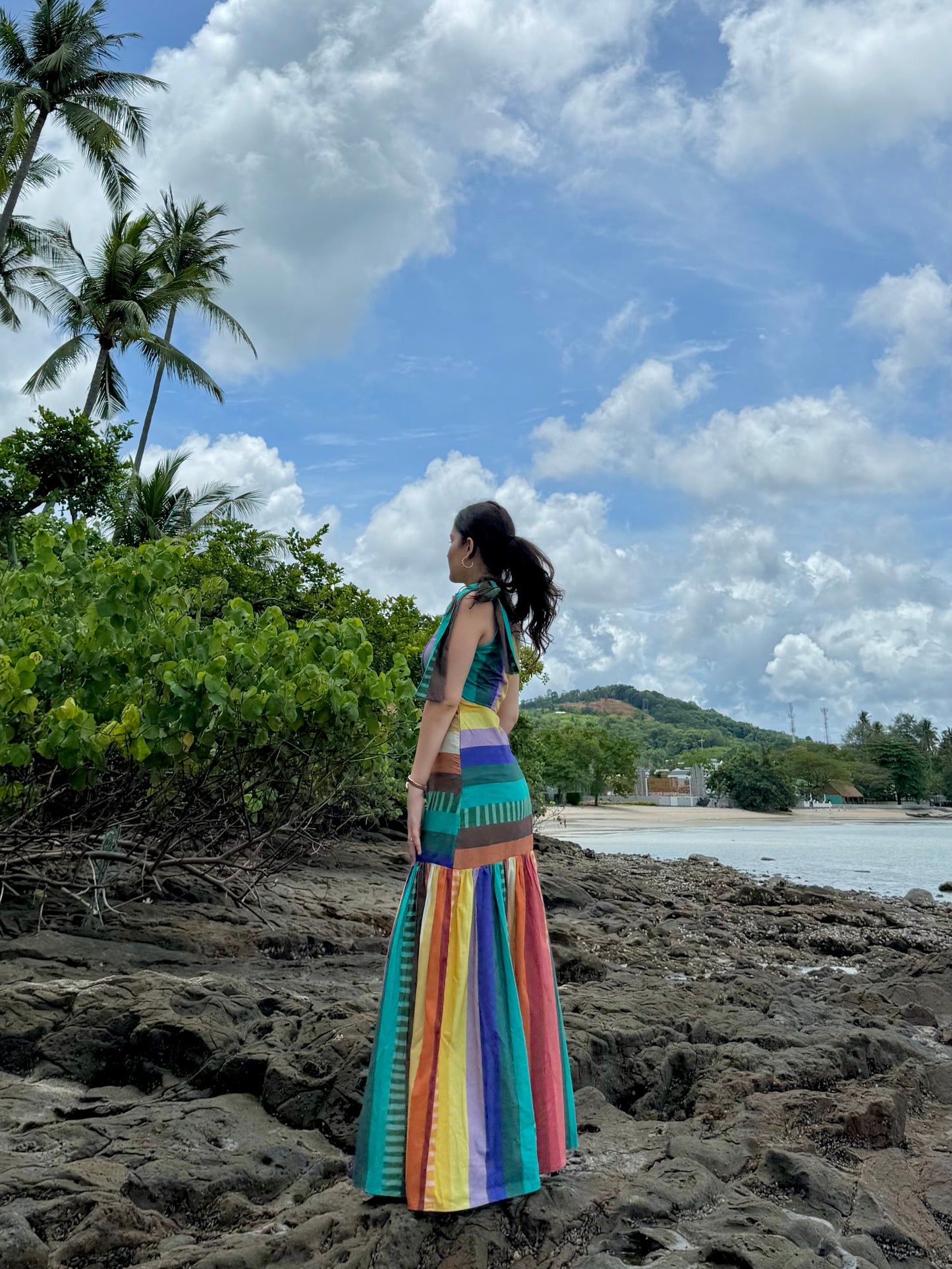 Lumi dress in Tramonto print