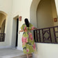 Juno Dress in Tuscan Olive Print