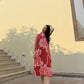 Hibiscus Dress in Bubbly Spritz Print