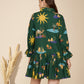 Autumn Dress in Hidden Spring Print (Green)