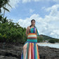 Lumi dress in Tramonto print