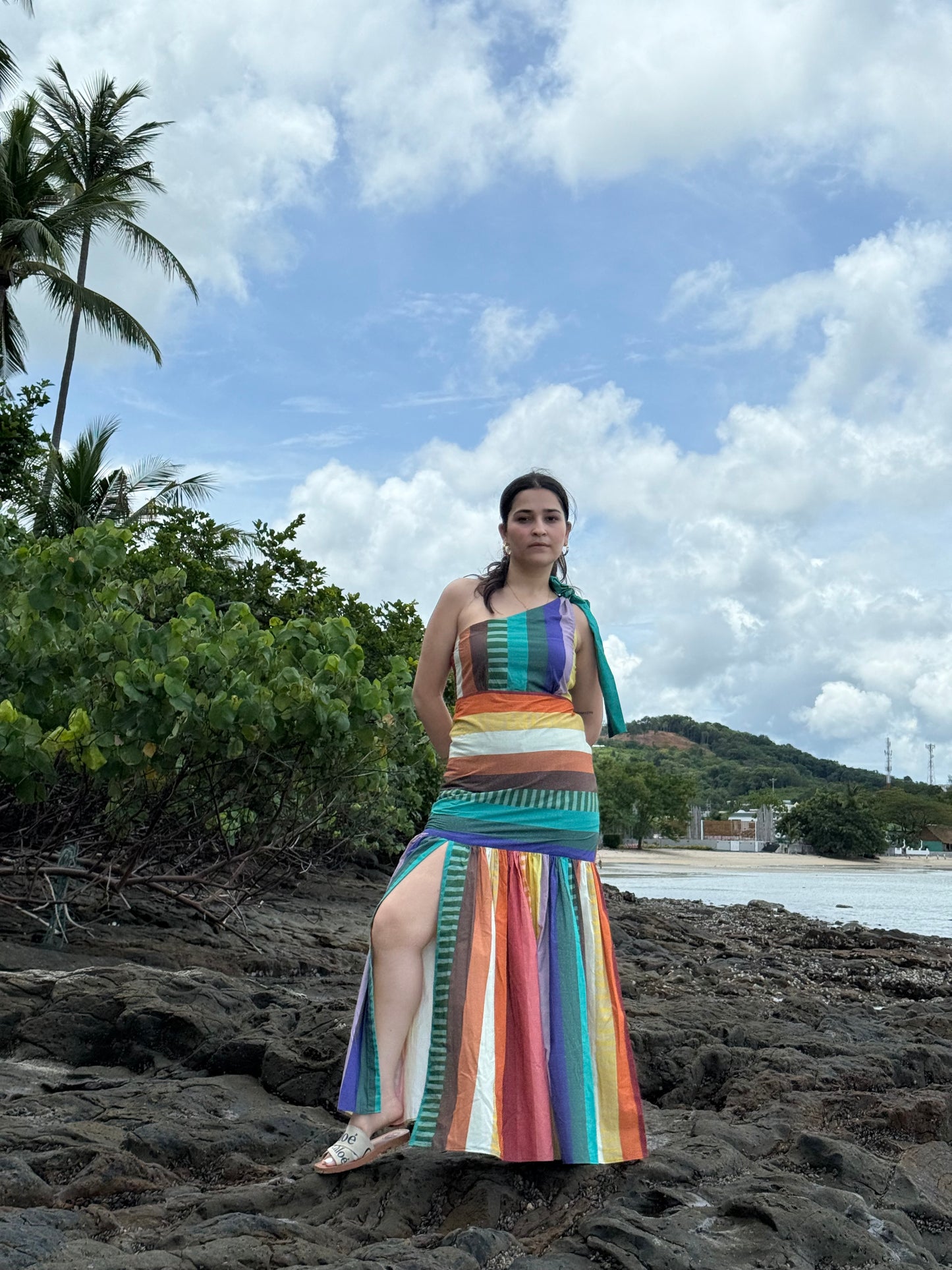 Lumi dress in Tramonto print