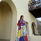 Dora Dress in Florentine Mosaic Print