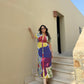 Alessia Dress in Florentine Mosaic Print