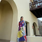 Dora Dress in Florentine Mosaic Print