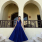 Selvara Dress in Ultramarine Blue