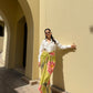 Nadia Set in Tuscan Olive Print