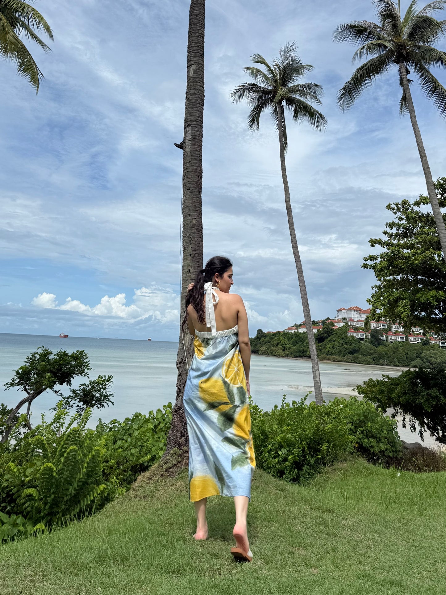 Celia dress in Limoncello print