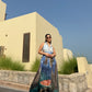 Ischia Dress in Capri Coast Print