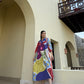 Dora Dress in Florentine Mosaic Print
