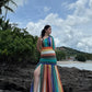Lumi dress in Tramonto print