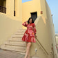 Rosabella Dress in Bubbly Spritz Print