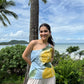 Aria Top in Limoncello Print