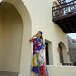 Dora Dress in Florentine Mosaic Print