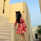 Rosabella Dress in Bubbly Spritz Print