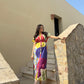 Alessia Dress in Florentine Mosaic Print
