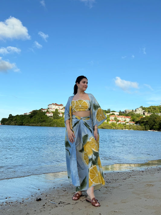 Sabbia set in Limoncello print