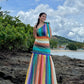 Lumi dress in Tramonto print