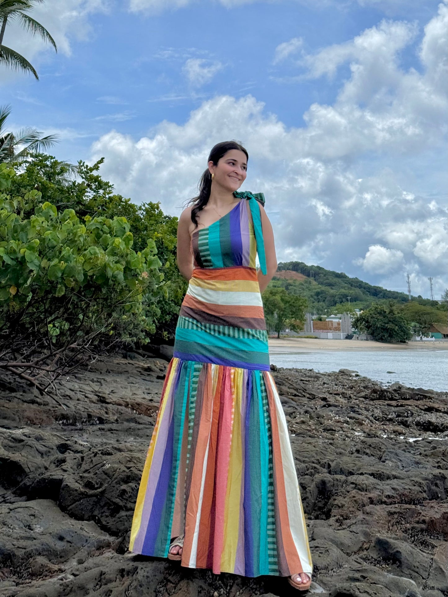 Lumi dress in Tramonto print