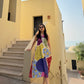 Hibiscus Dress in Florentine Mosaic Print