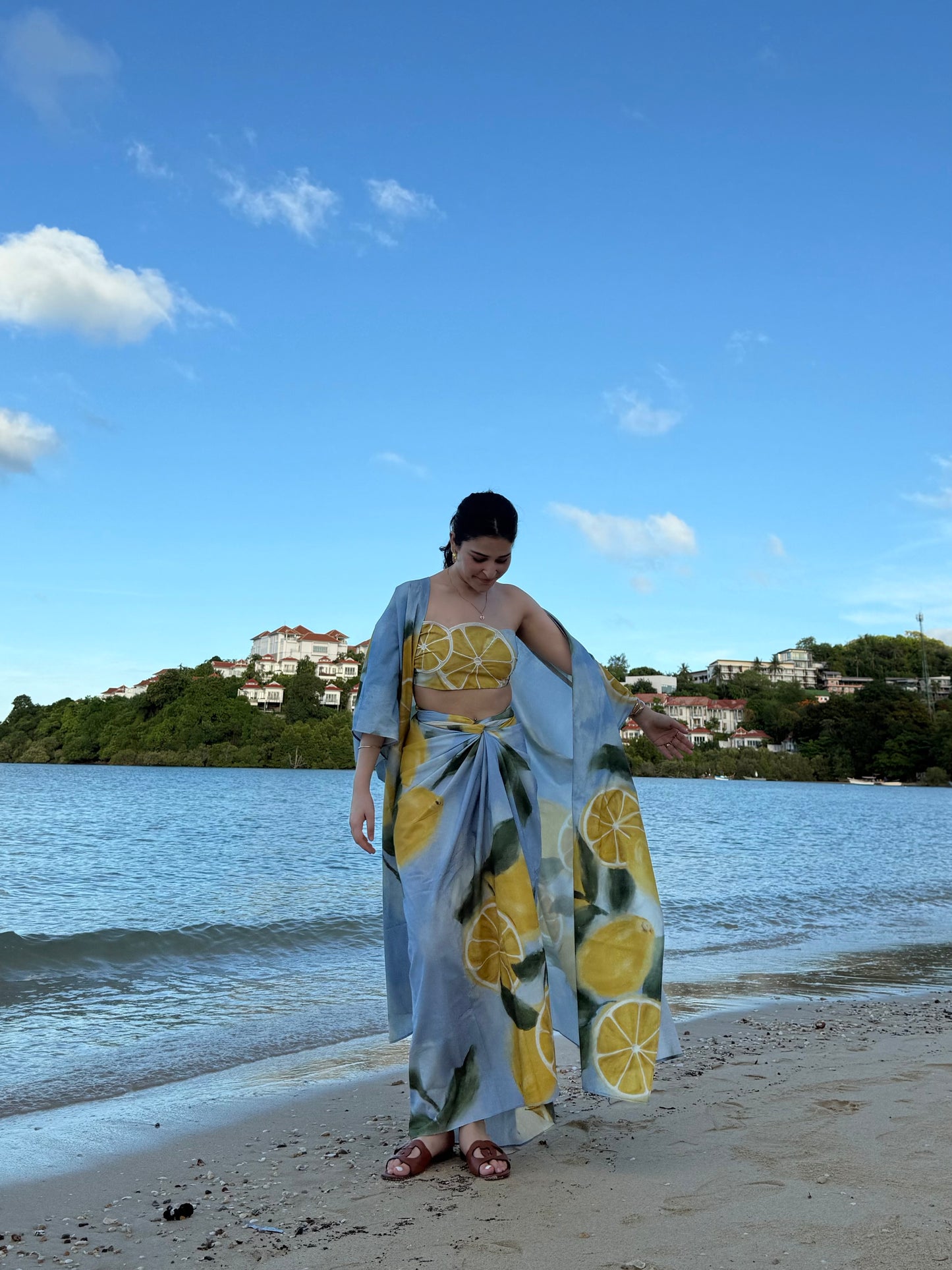 Sabbia set in Limoncello print