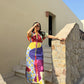Alessia Dress in Florentine Mosaic Print
