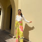 Nadia Set in Tuscan Olive Print
