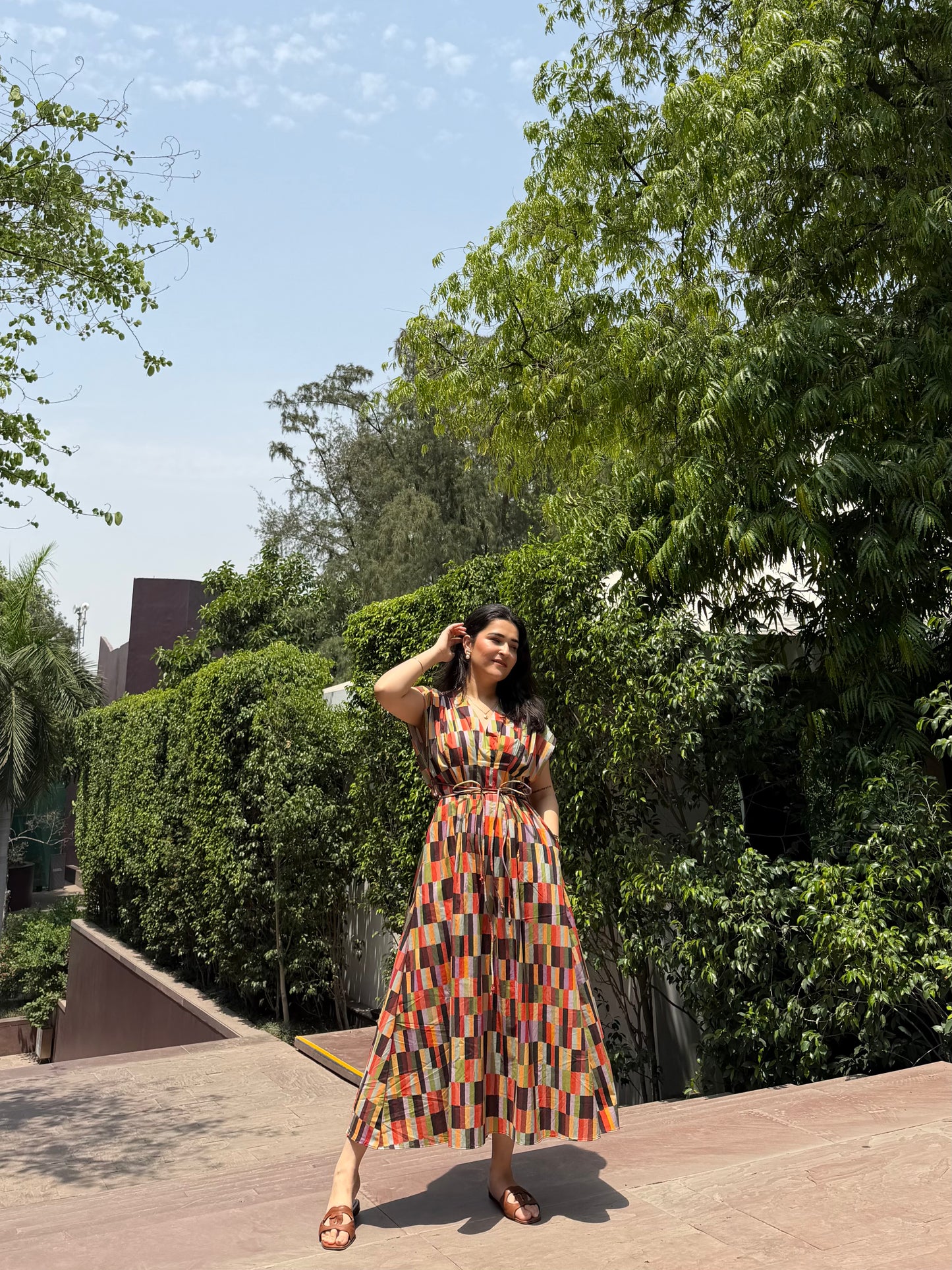 Bonita Dress in Camino print