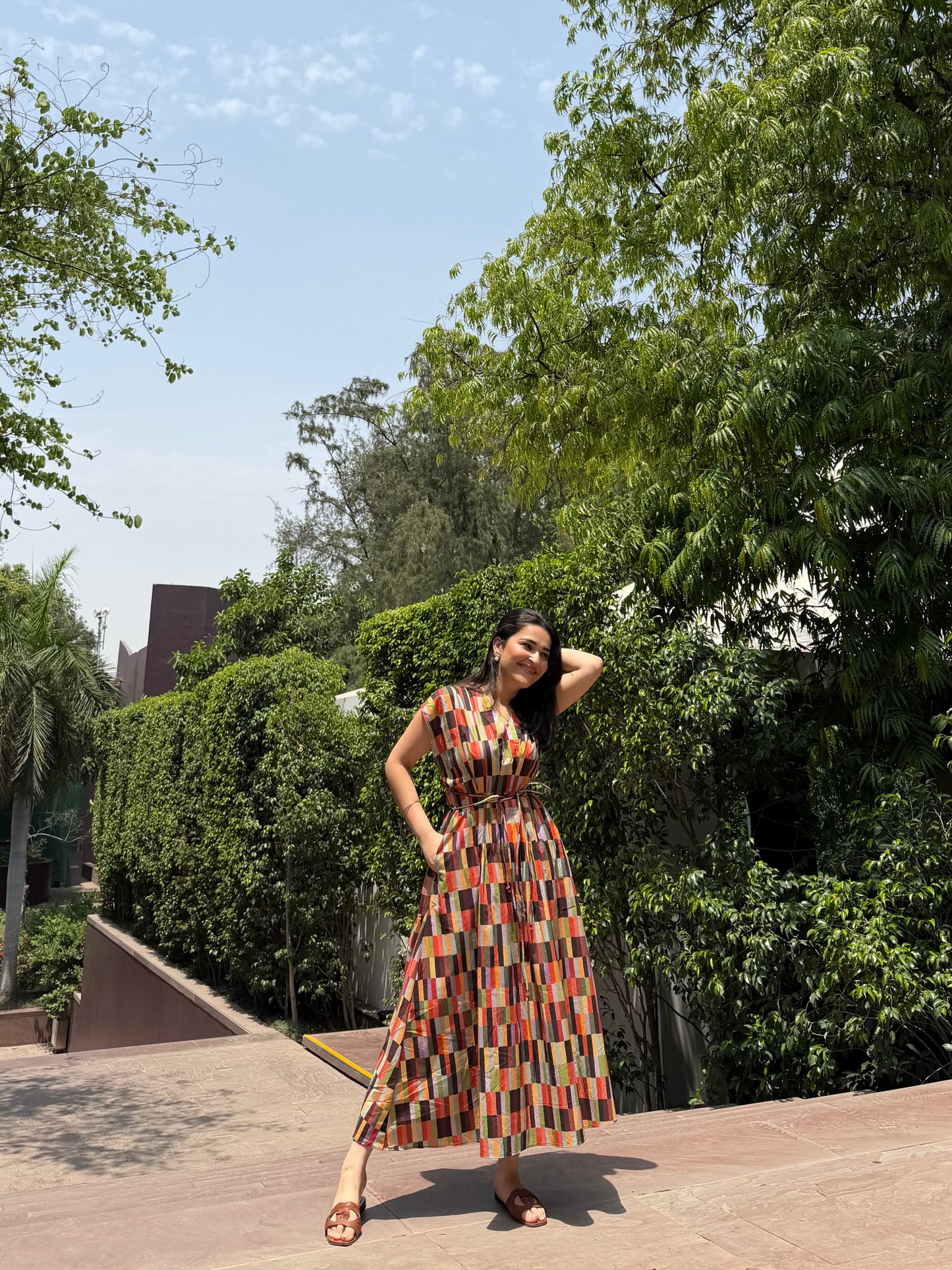 Bonita Dress in Camino print