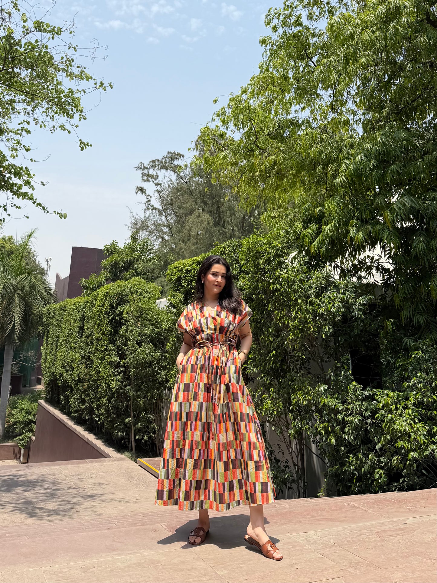 Bonita Dress in Camino print