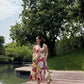 Raya Dress in Sol Garden print (Sandstone)