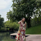 Raya Dress in Sol Garden print (Sandstone)