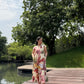 Raya Dress in Sol Garden print (Sandstone)