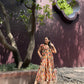 Raya Dress in Camino print