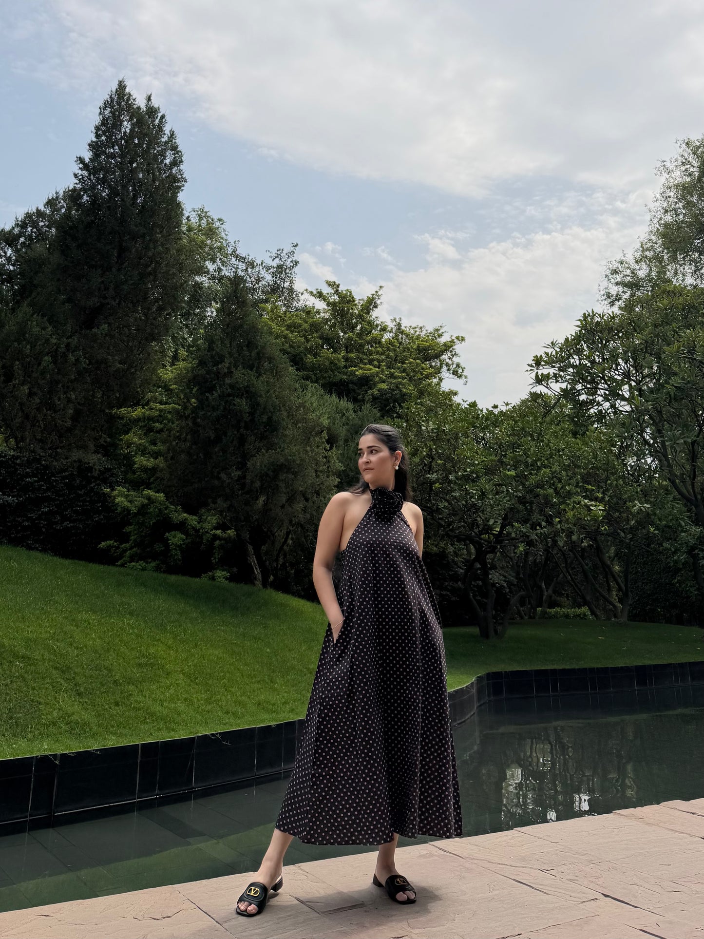 Alondra Dress in Perla print