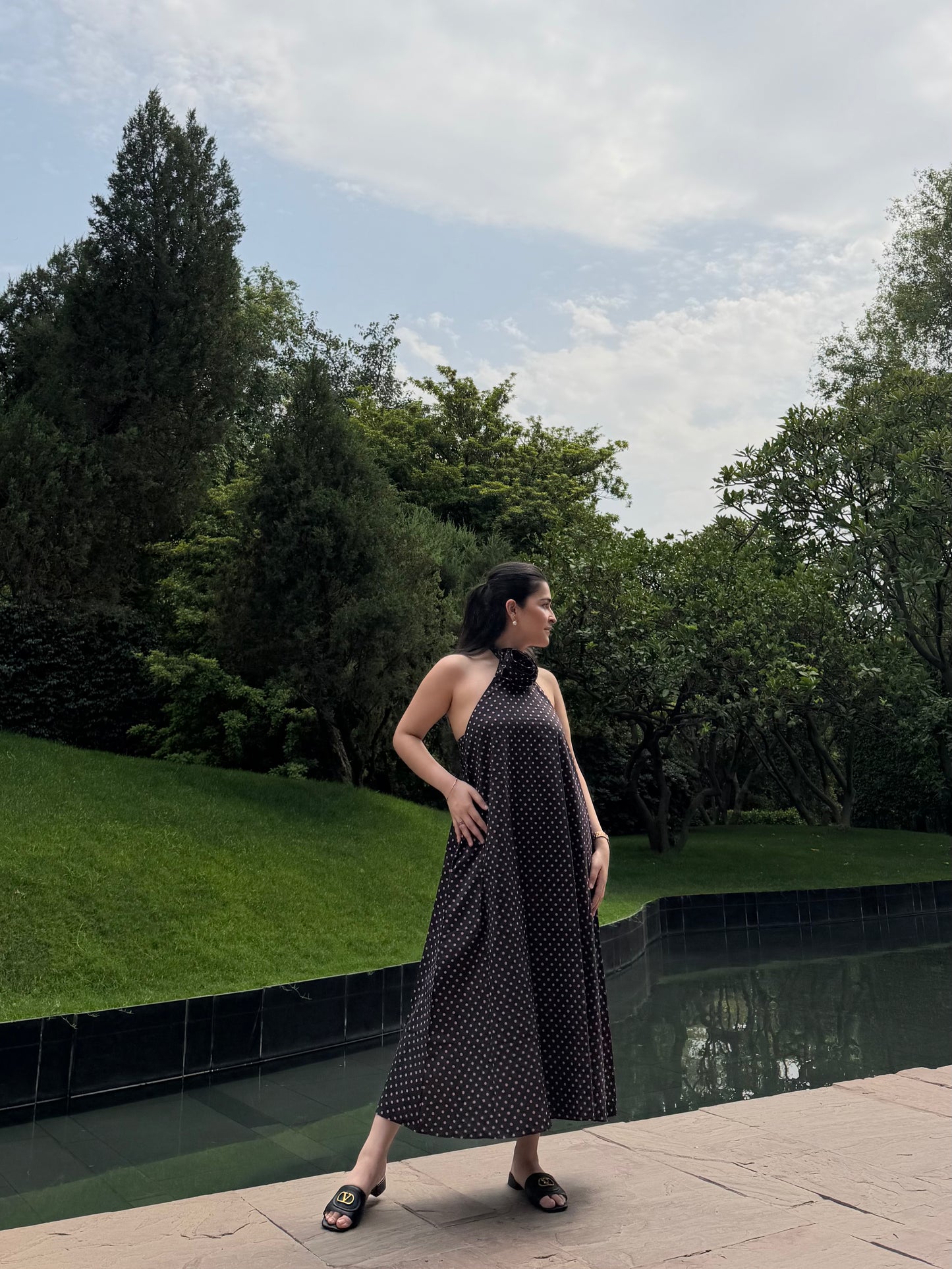 Alondra Dress in Perla print
