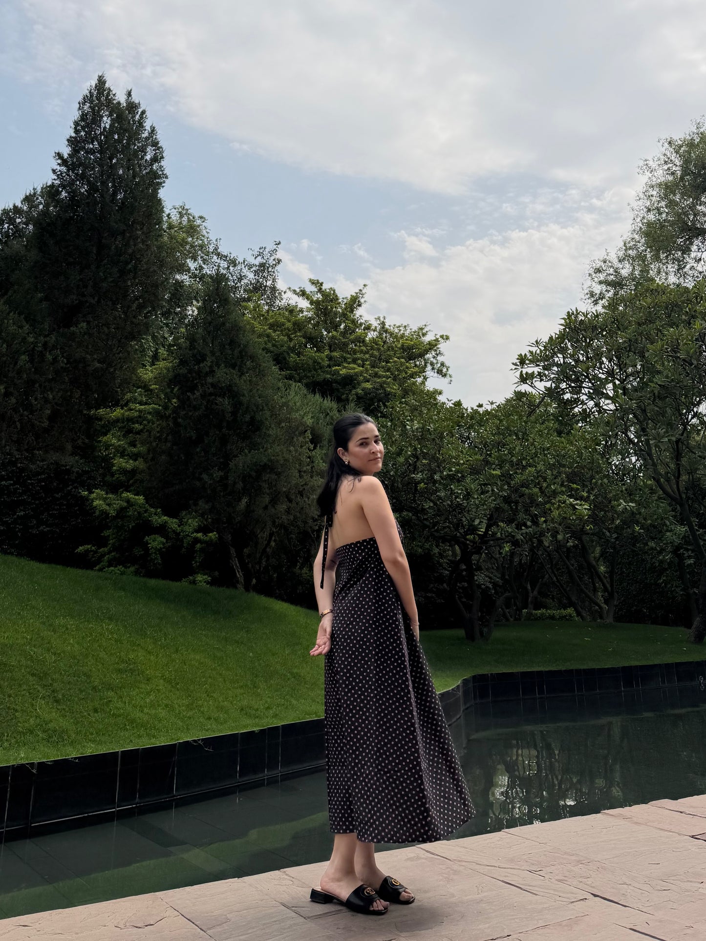 Alondra Dress in Perla print