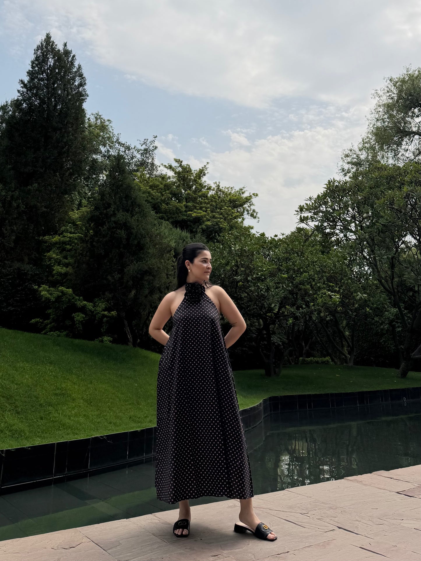 Alondra Dress in Perla print