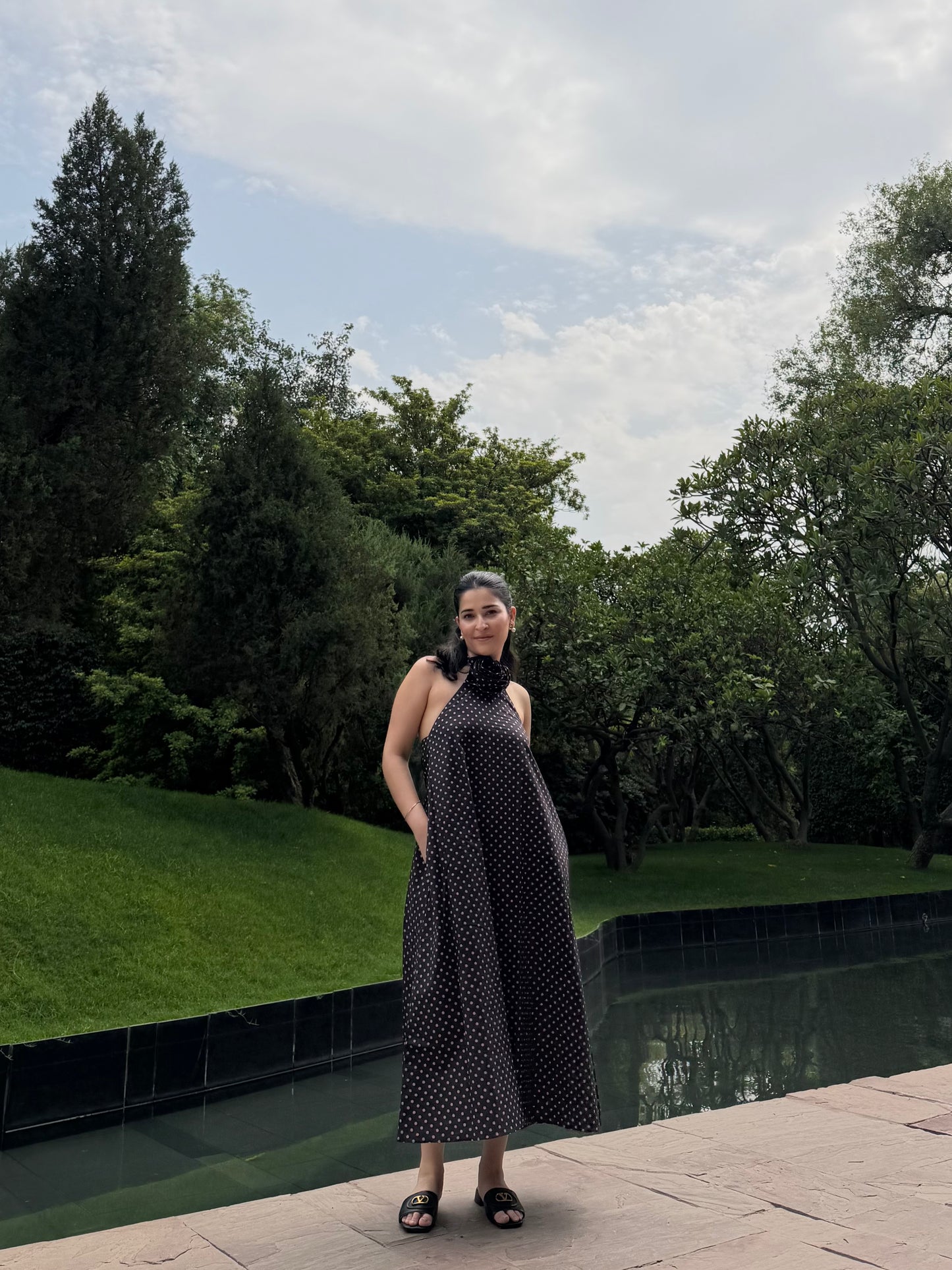 Alondra Dress in Perla print