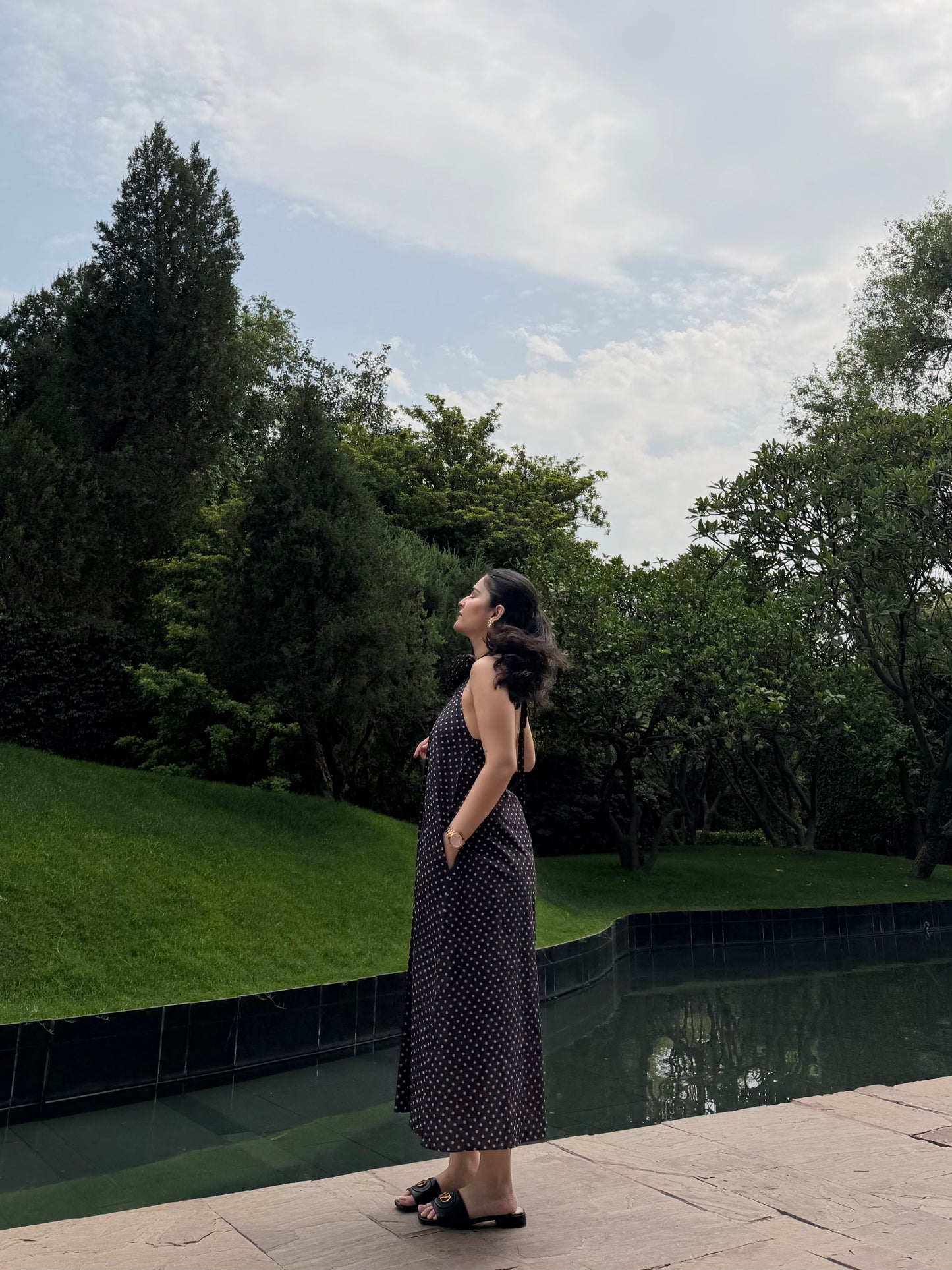 Alondra Dress in Perla print