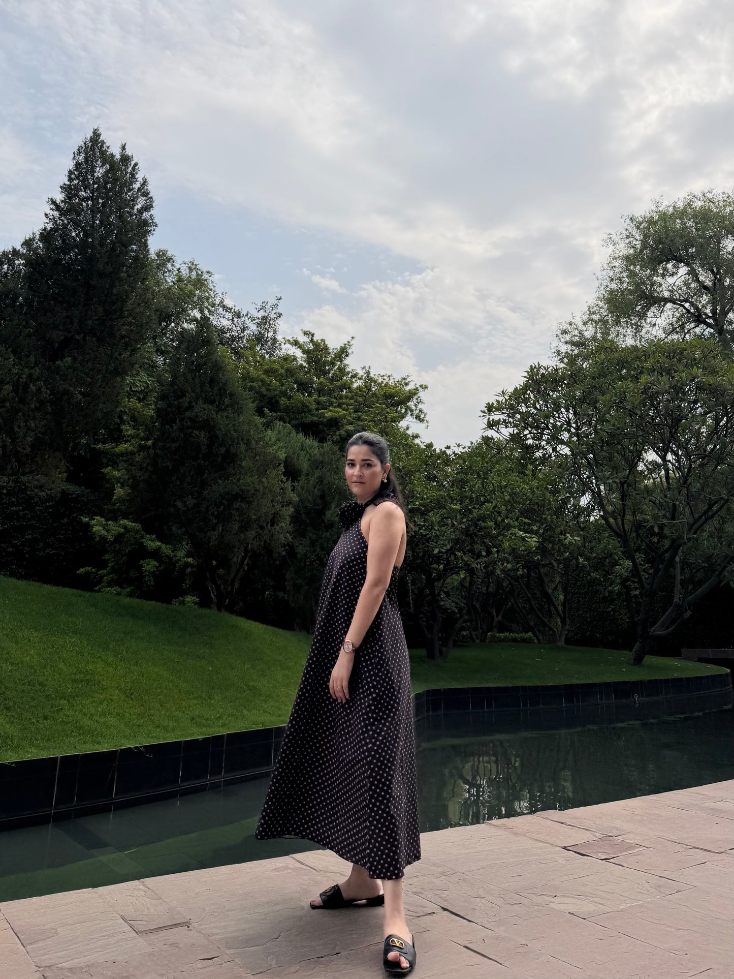 Alondra Dress in Perla print