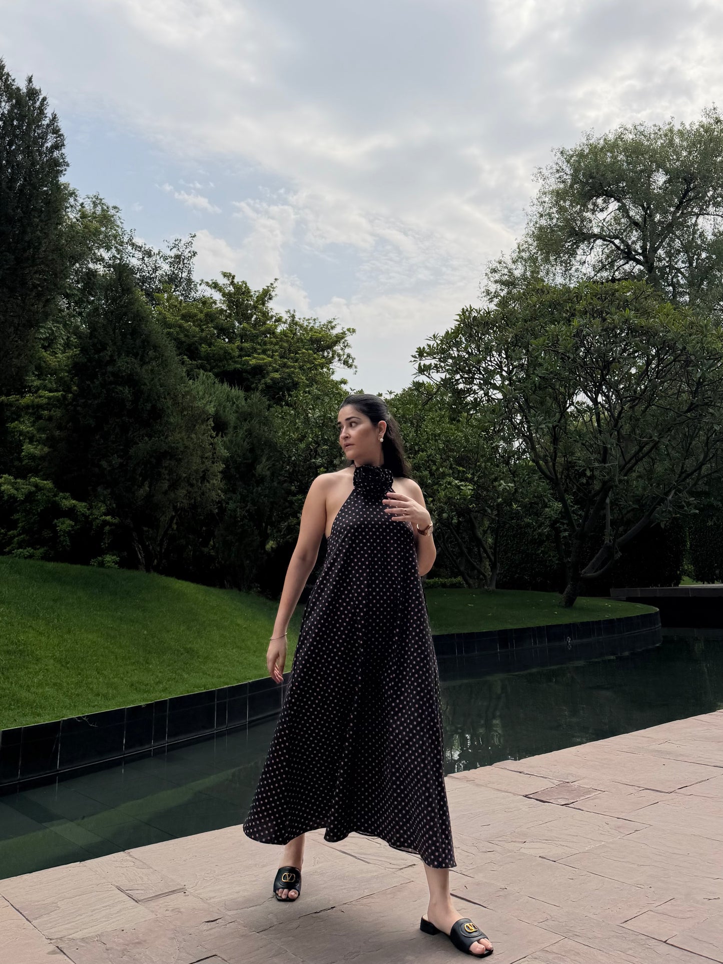 Alondra Dress in Perla print