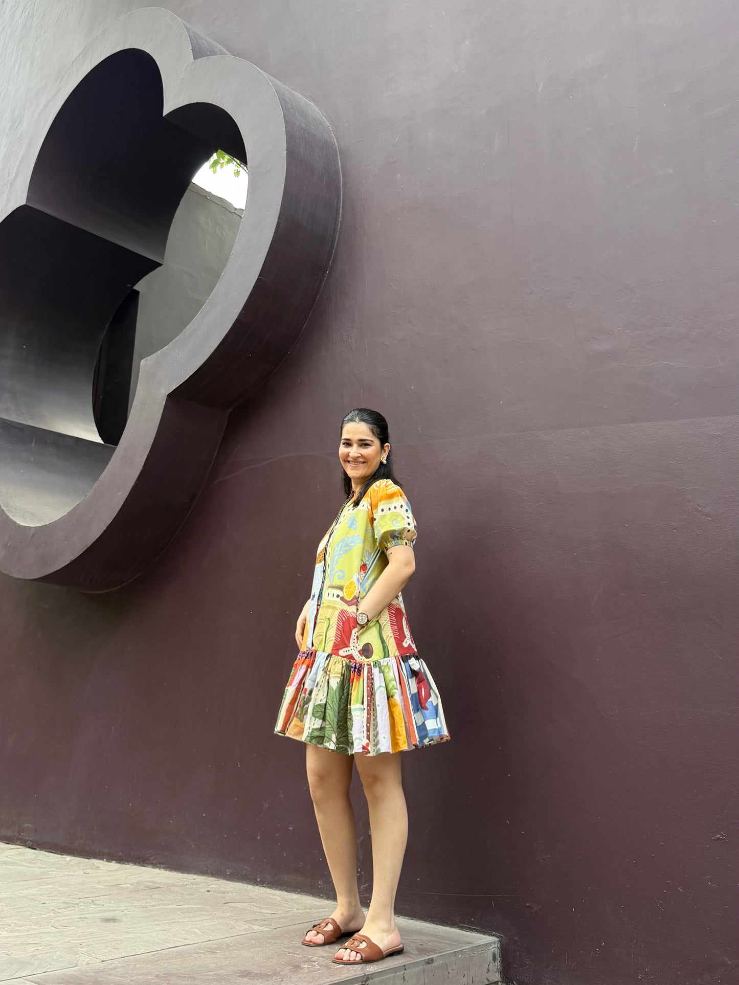 Dahlia Dress in Encanto print