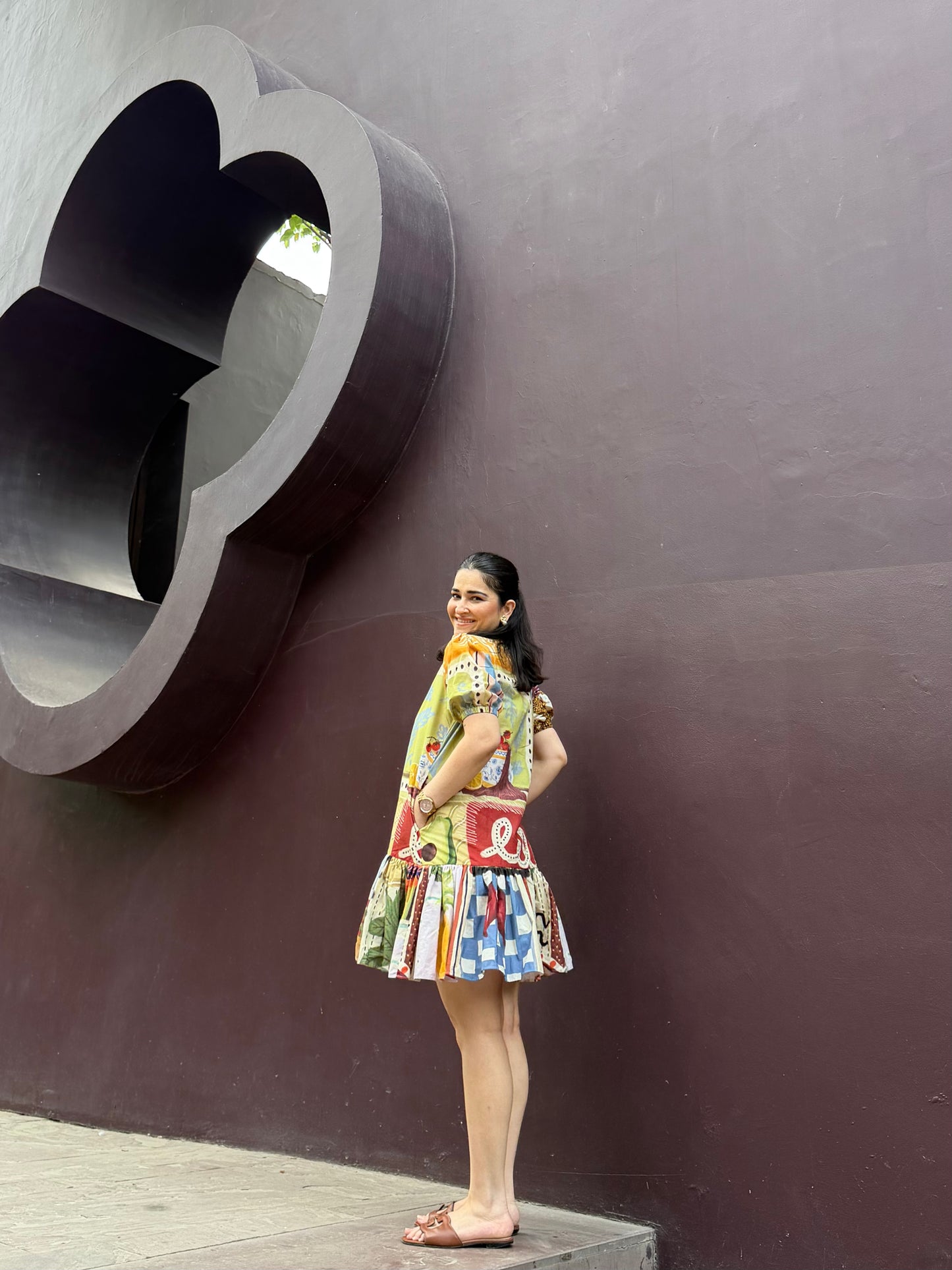 Dahlia Dress in Encanto print