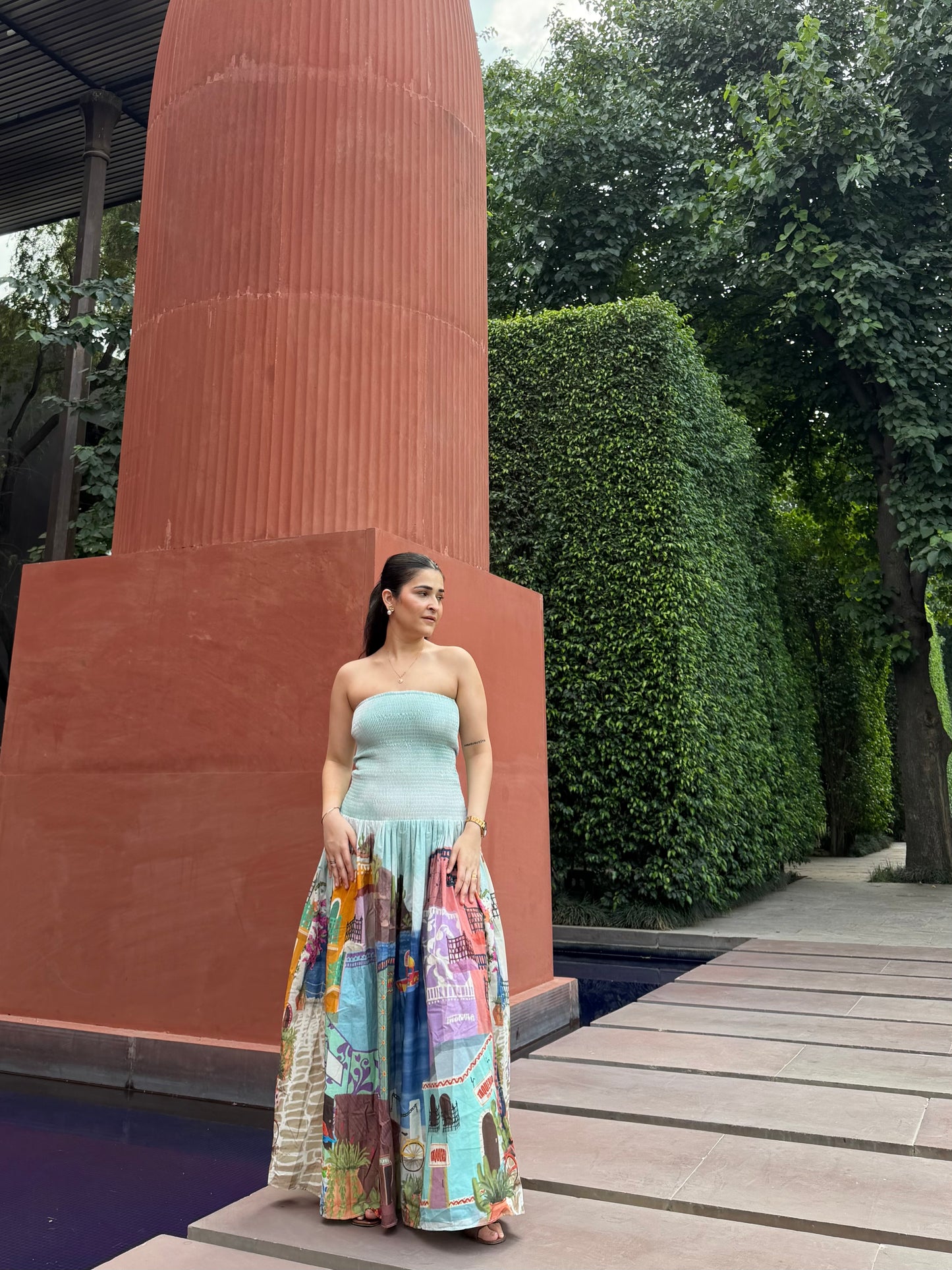 Isadora Dress in Casa Parade print