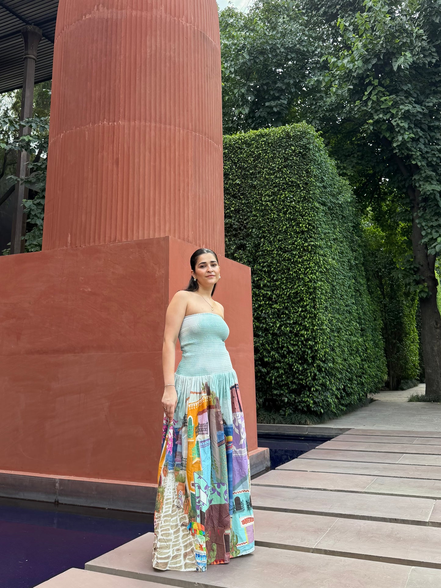 Isadora Dress in Casa Parade print