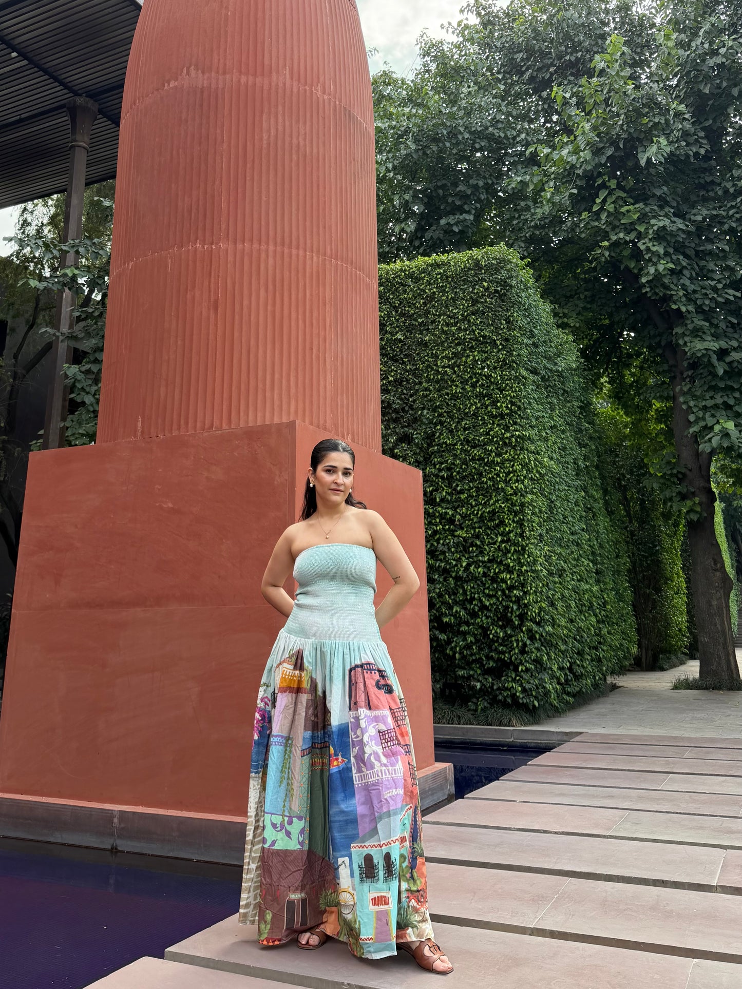 Isadora Dress in Casa Parade print